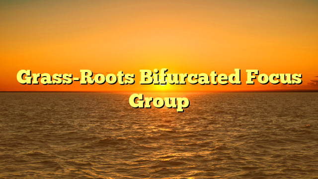 Grass-Roots Bifurcated Focus Group