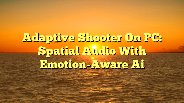 Adaptive Shooter On PC: Spatial Audio With Emotion-Aware Ai